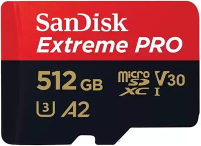 Memoria Micro SD SanDisk Extreme PRO SDXC 512GB con Adaptador SD