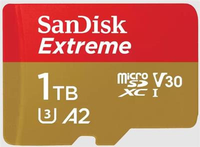 Memoria Micro SD SanDisk Extreme SDXC 1TB con Adaptador SD