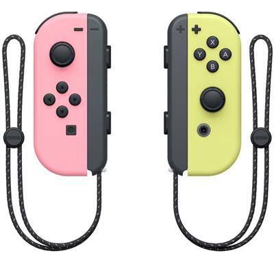 Controles Nintendo Joy-Con Pastel Pink (I) y Pastel Yellow (D) para Nintendo Switch