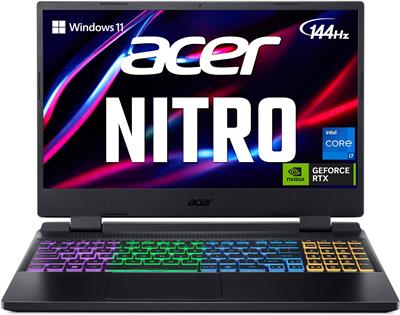 Notebook Gamer Acer Nitro 5 - i7-12650H - 16GB - 1TB SSD - GeForce RTX 4060Ti - 15.6" - Negro