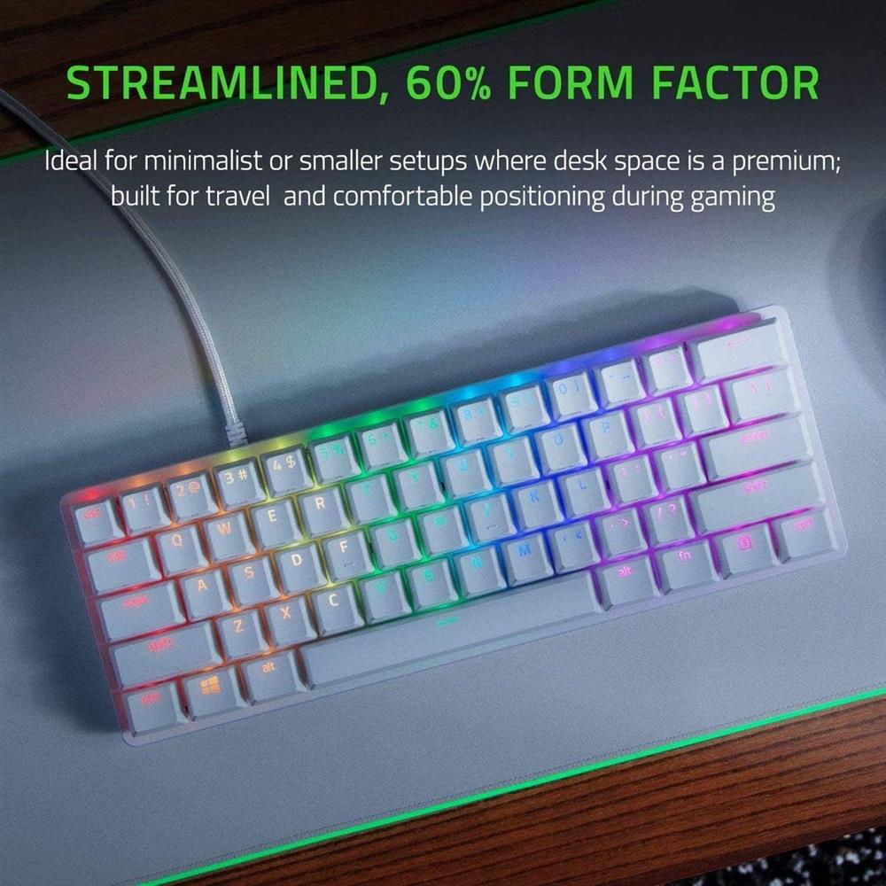 Teclado Razer Huntsman Mini - Blanco