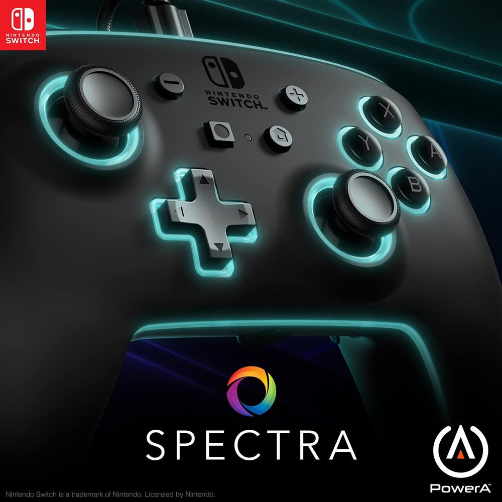 Gamepad PowerA Wired Enhanced Nintendo Switch: Spectra