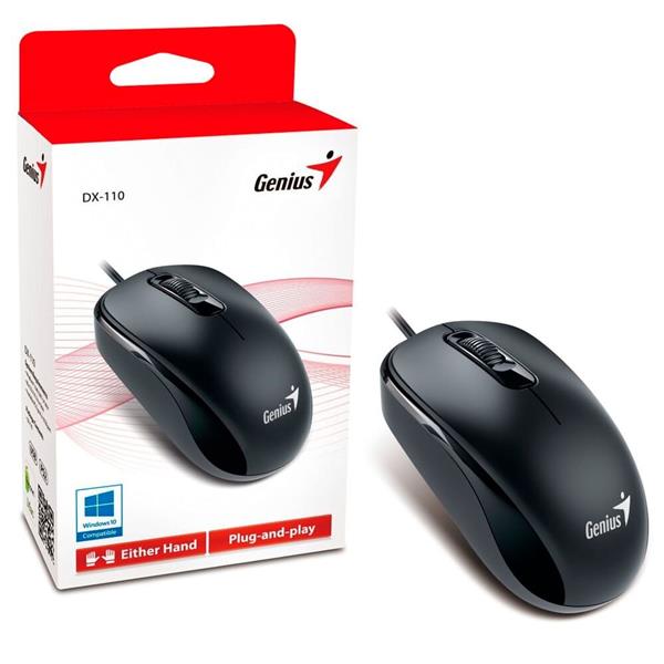 Mouse Genius DX-110 USB - Negro