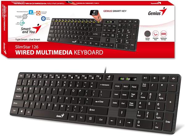 Teclado Genius SlimStar 126